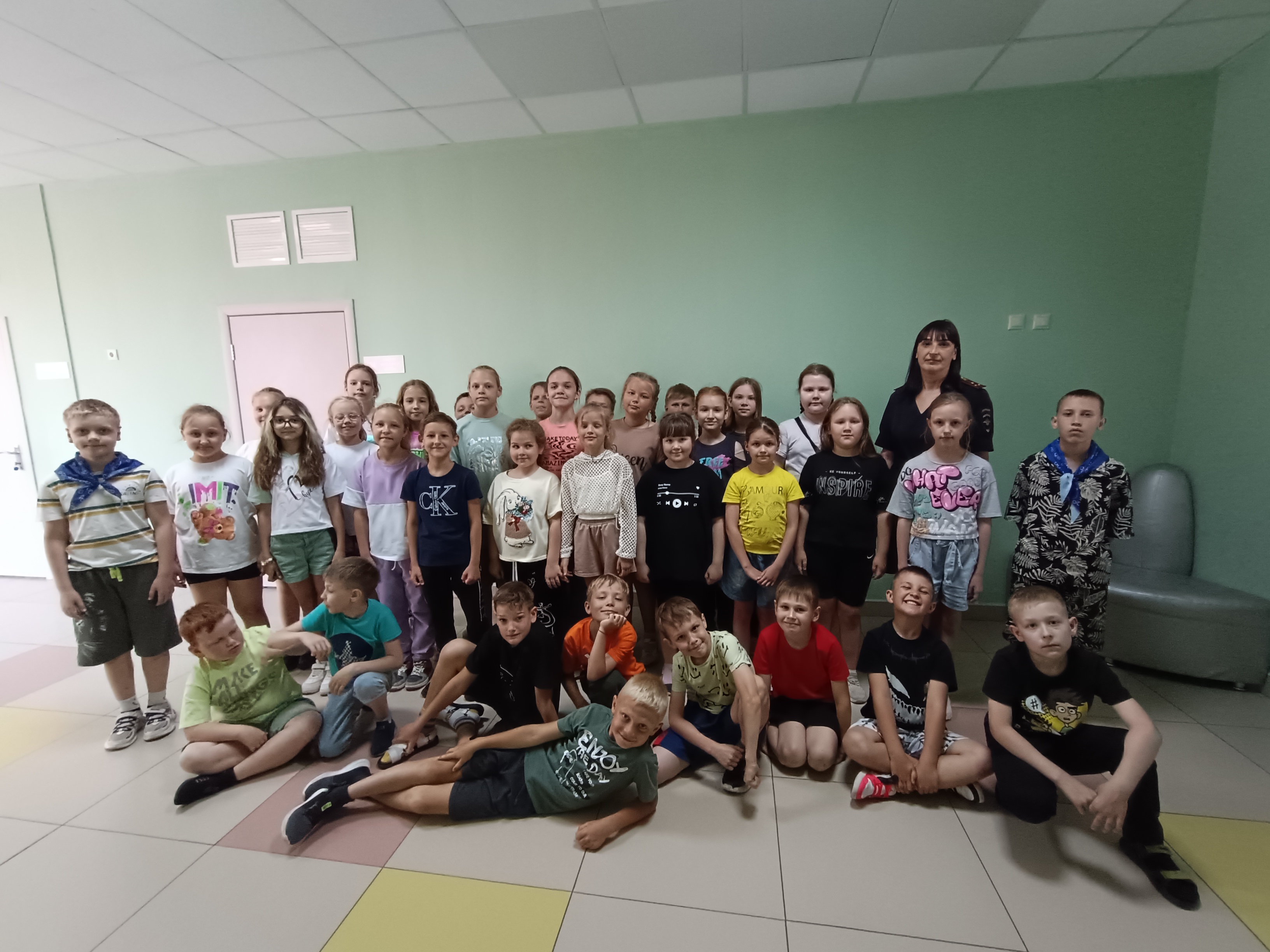 Шестой день в пришкольном лагере &amp;quot;Мозаика&amp;quot;.